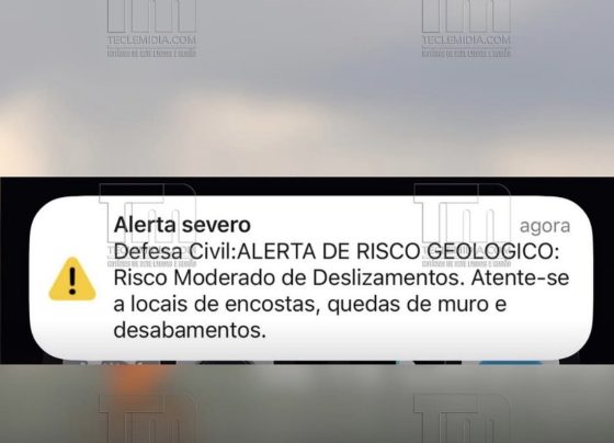 Defesa Civil envia alerta de risco geológico para Sete Lagoas e Região Metropolitana de BH