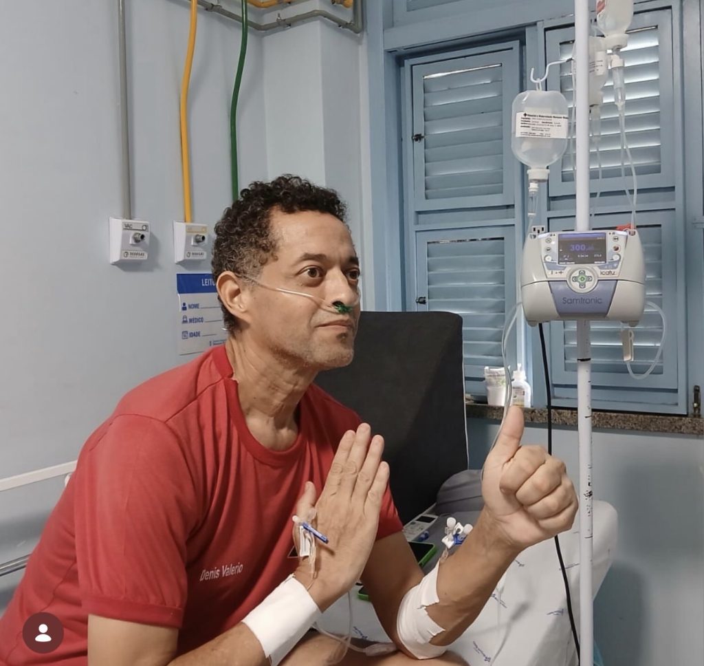 Bombeiro Civil Voluntário, Dênis Valério, desmente boato de morte e atualiza tratamento: “estou bem”