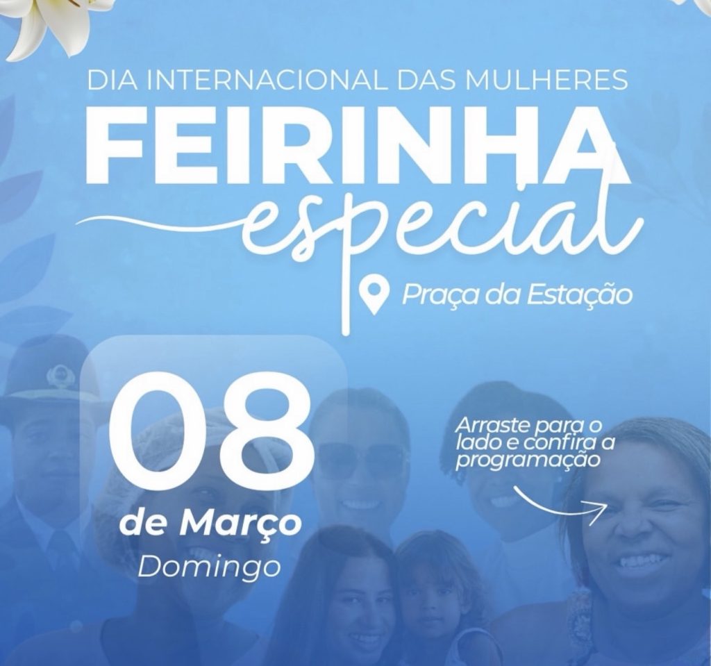 Feirinha Especial marca Dia Internacional das Mulheres em Pedro Leopoldo