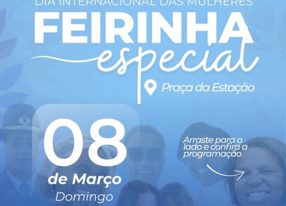 Feirinha Especial marca Dia Internacional das Mulheres em Pedro Leopoldo