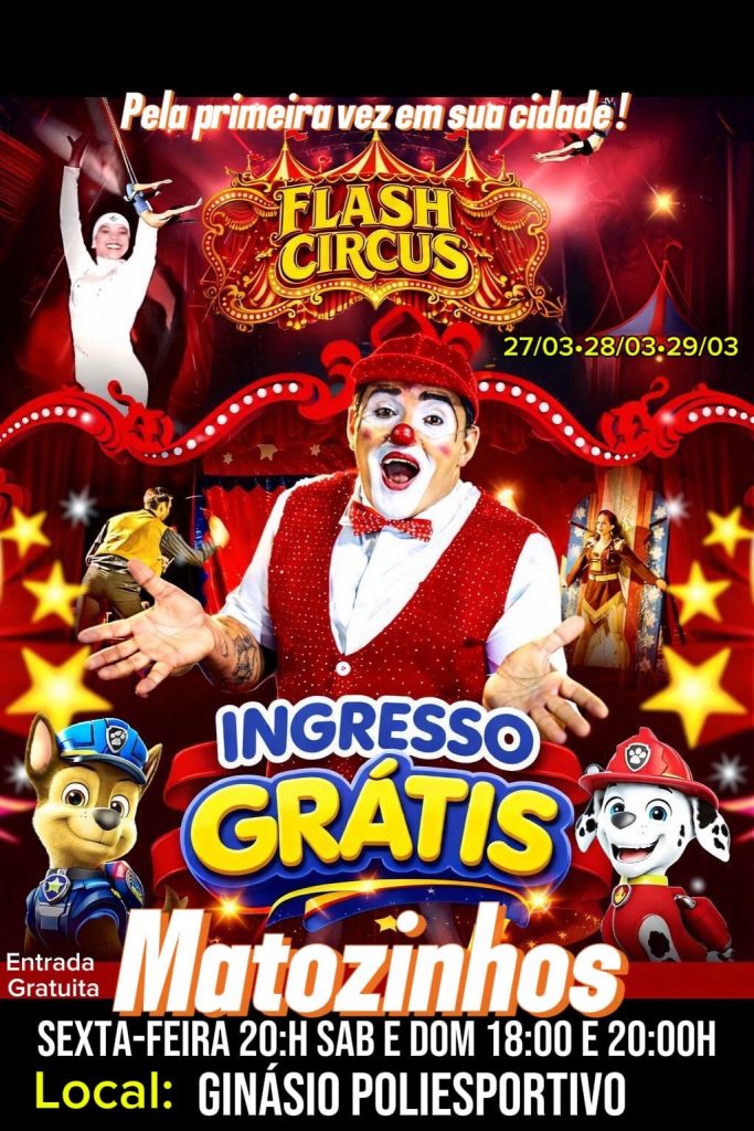 Flash Circus chega a Matozinhos de 27 a 29 de março com entrada gratuita