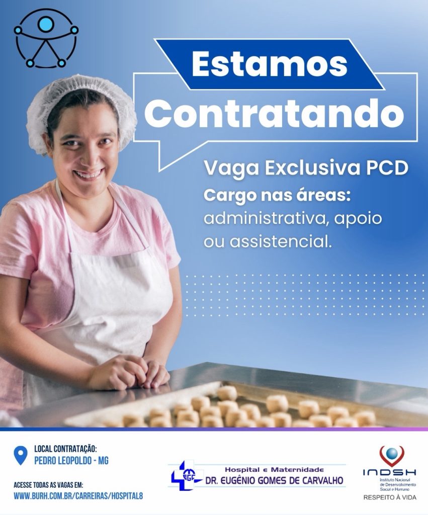 Hospital de Pedro Leopoldo abre processo seletivo com vagas em várias áreas