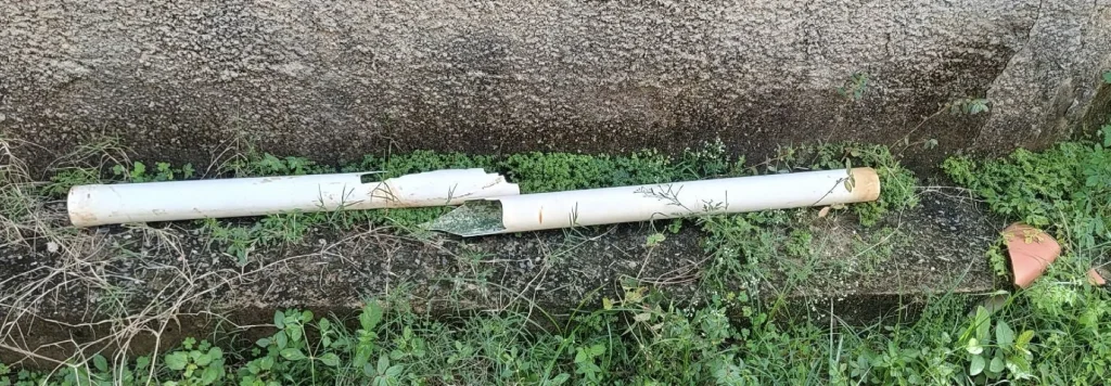 Morador denuncia danos em residência após veículo atingir tubulação em Matozinhos