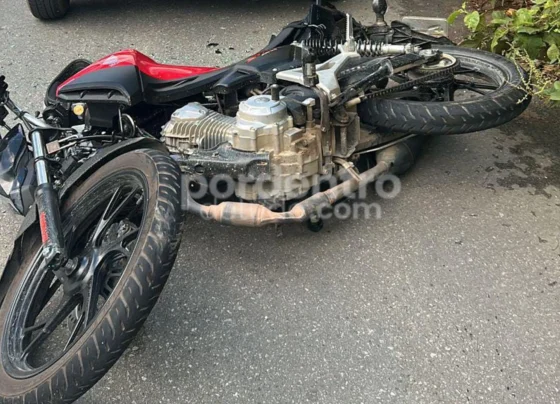 Motociclista fica gravemente ferido após acidente provocado por veículo na contramão em Pedro Leopoldo