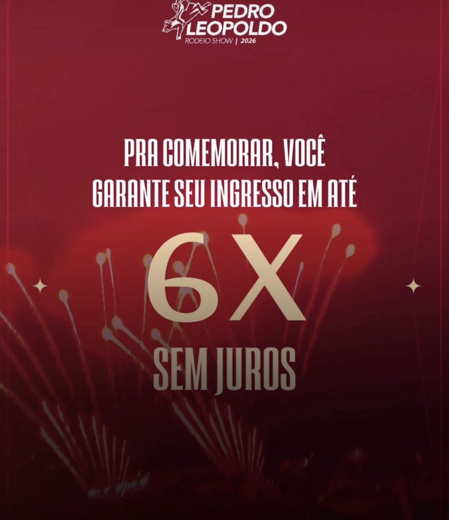Pedro Leopoldo Rodeio Show libera ingressos em até 6x sem juros por 24 horas