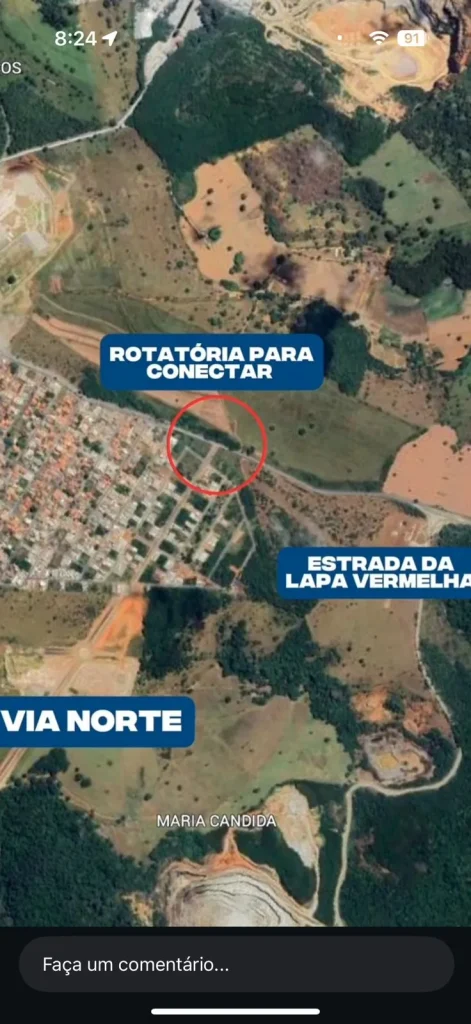 Rotatória será instalada na ligação da Via Norte com Lapa Vermelha em Pedro Leopoldo
