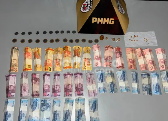 Tráfico no Centro: suspeito é preso com 15 pedras de crack e dinheiro em Sete Lagoas