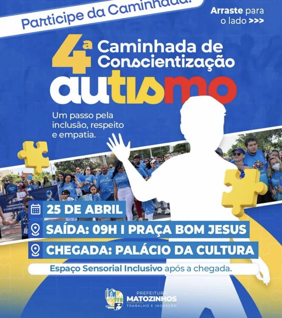 Caminhada do Autismo mobiliza Matozinhos no dia 25 de abril