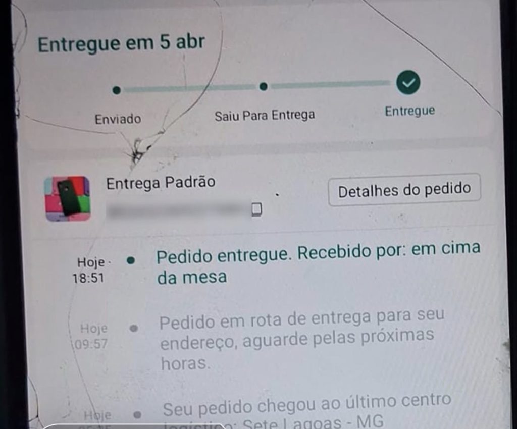 Entrega vira polêmica após encomenda ser deixada dentro de casa em Sete Lagoas