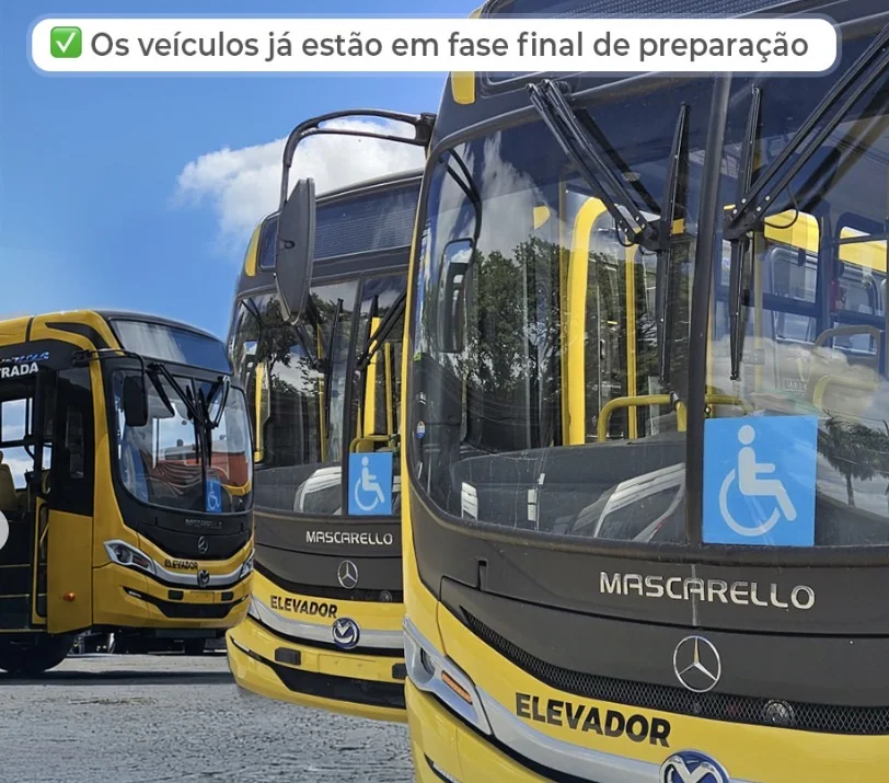 Matozinhos recebe 4 ônibus novos para reforçar transporte público