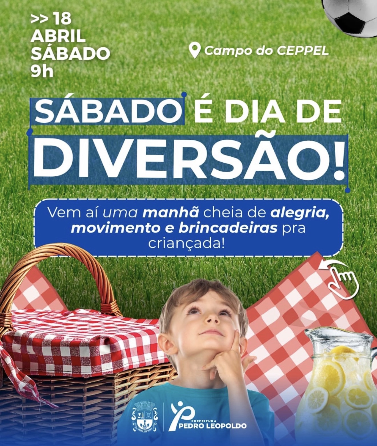 Sábado tem manhã de lazer para famílias no Campo do CEPPel