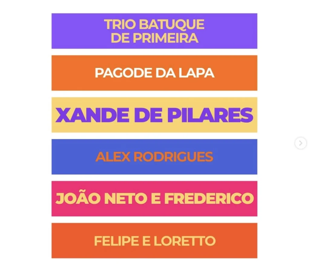 São José da Lapa celebra 34 anos com shows de Xande de Pilares e João Neto & Frederico neste fim de semana