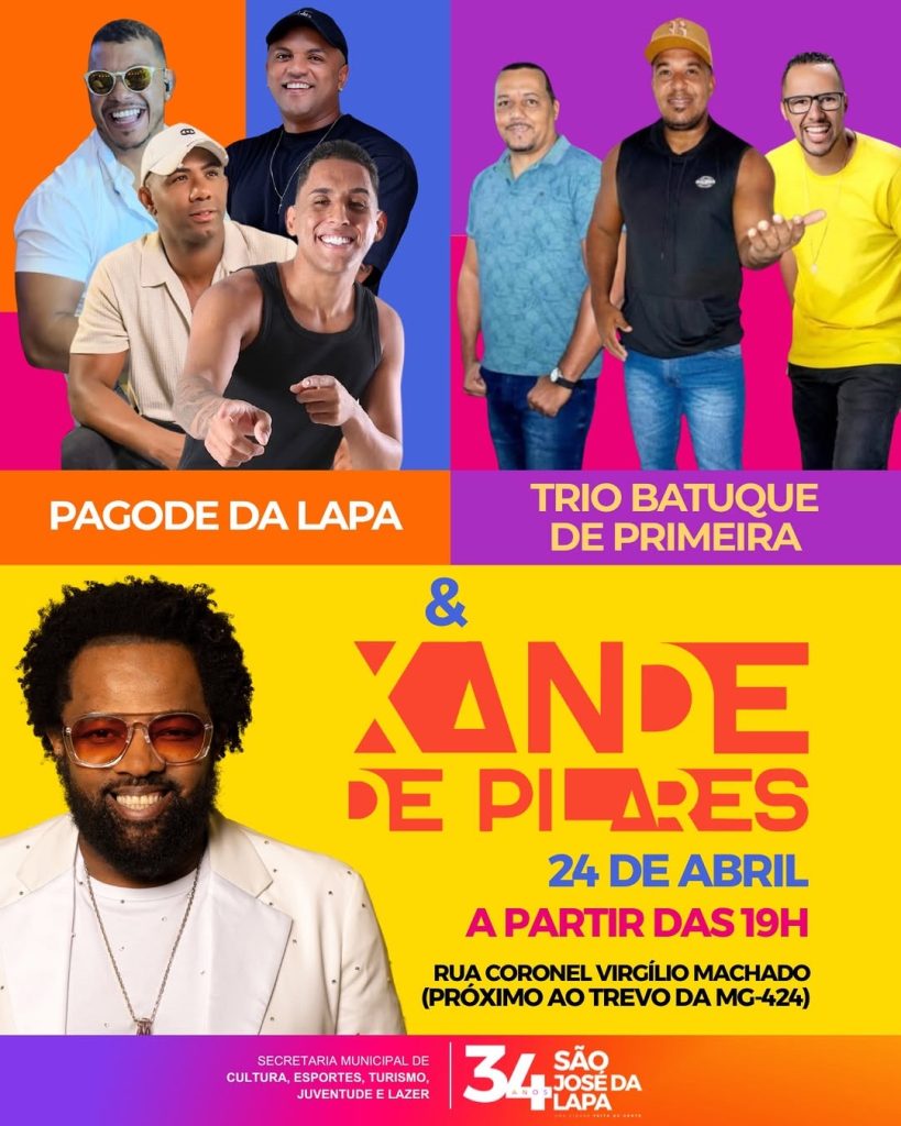 Xande de Pilares abre festa de aniversário de São José da Lapa