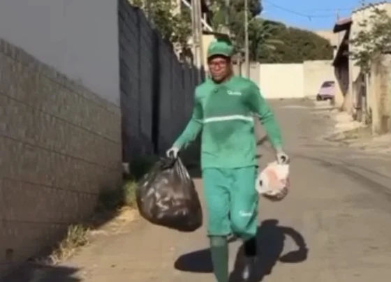 “A mão deu câimbra, o ombro ficou dolorido; foram mais de 40 km de trajeto“, diz atleta de Pedro Leopoldo após passar um dia como gari