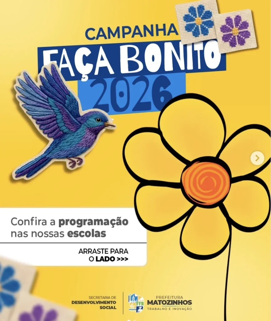 Ação Faça Bonito leva conscientização sobre proteção de crianças e adolescentes em Matozinhos