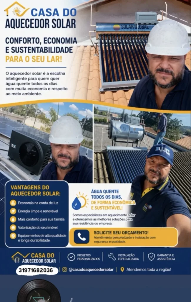 Casa do Aquecedor Solar completa 14 anos oferecendo soluções sustentáveis em Matozinhos e região