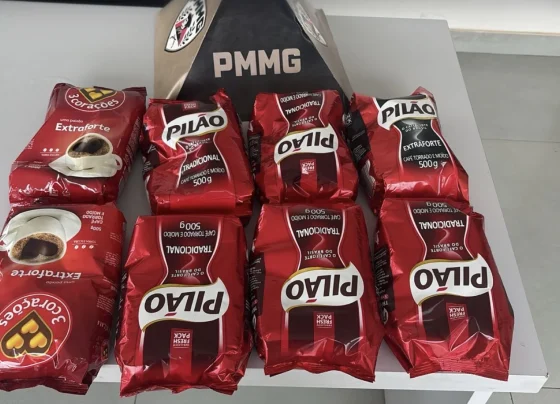 Homem é preso após furtar oito pacotes de café em supermercado de Matozinhos