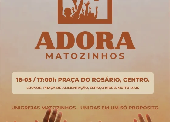 Matozinhos recebe noite de fé, louvor e comunhão neste sábado