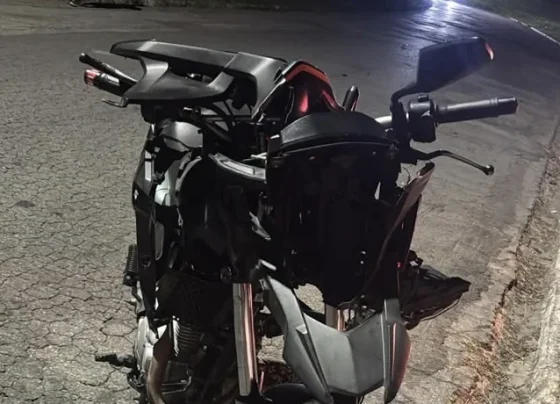 Motociclista fica gravemente ferido após acidente na MG-424, em Pedro Leopoldo