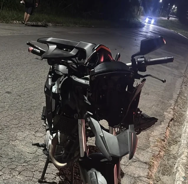 Motociclista fica gravemente ferido após acidente na MG-424, em Pedro Leopoldo