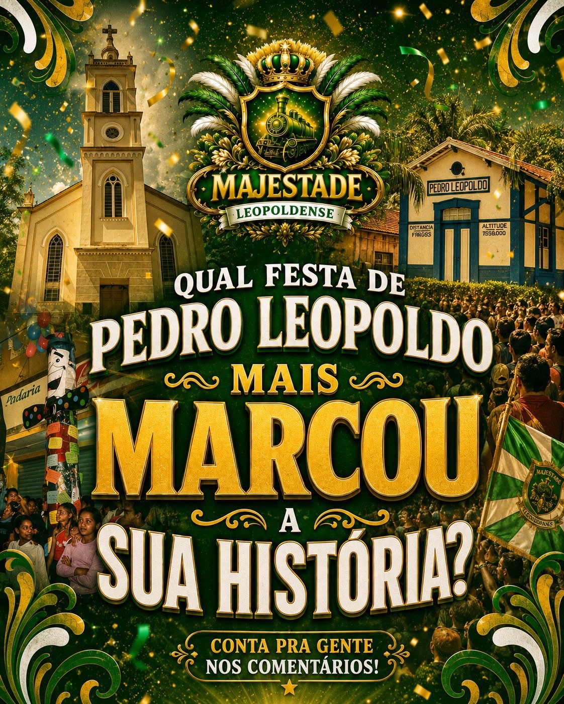 Nova escola de samba!  Majestade Leopoldense chega à avenida e fortalece o Carnaval de Pedro Leopoldo