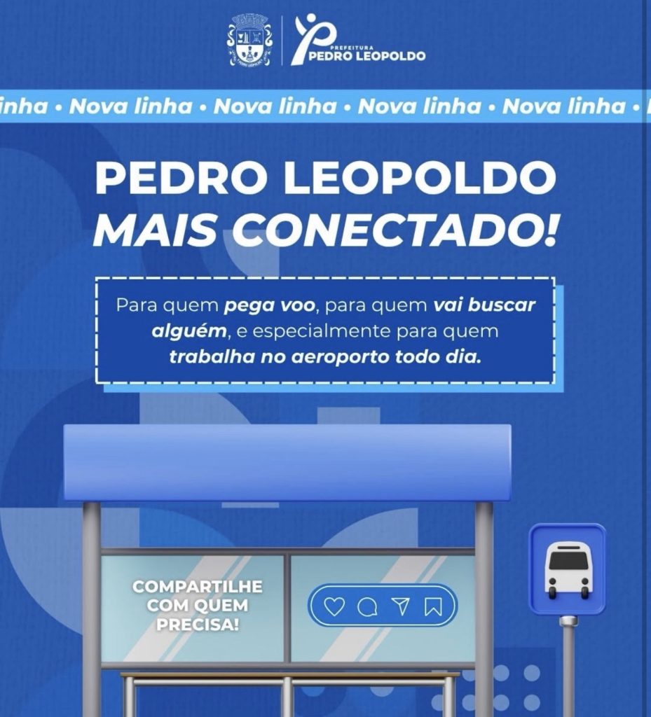 Nova linha conecta Pedro Leopoldo ao Aeroporto de Confins