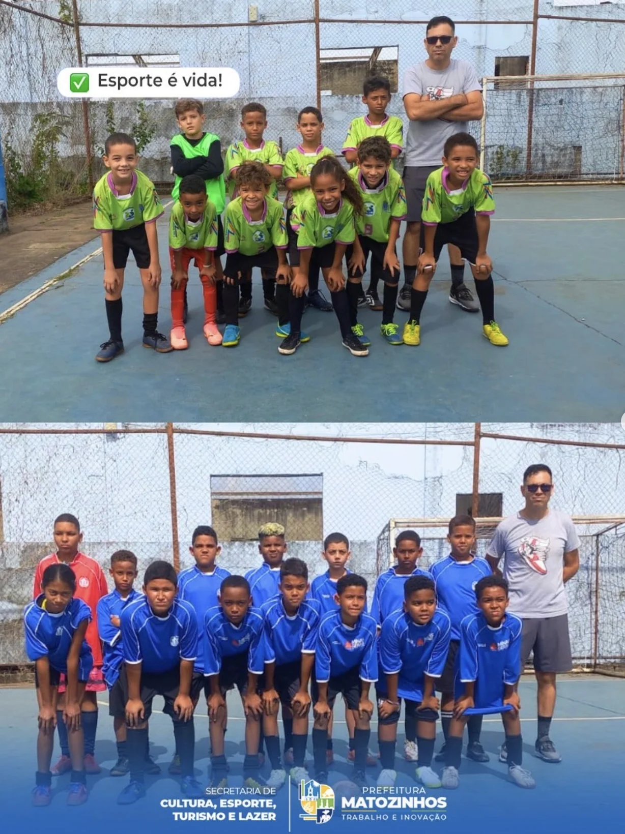Novo Esporte é Vida movimenta Matozinhos com rodada de futsal contra equipe de Ouro Preto