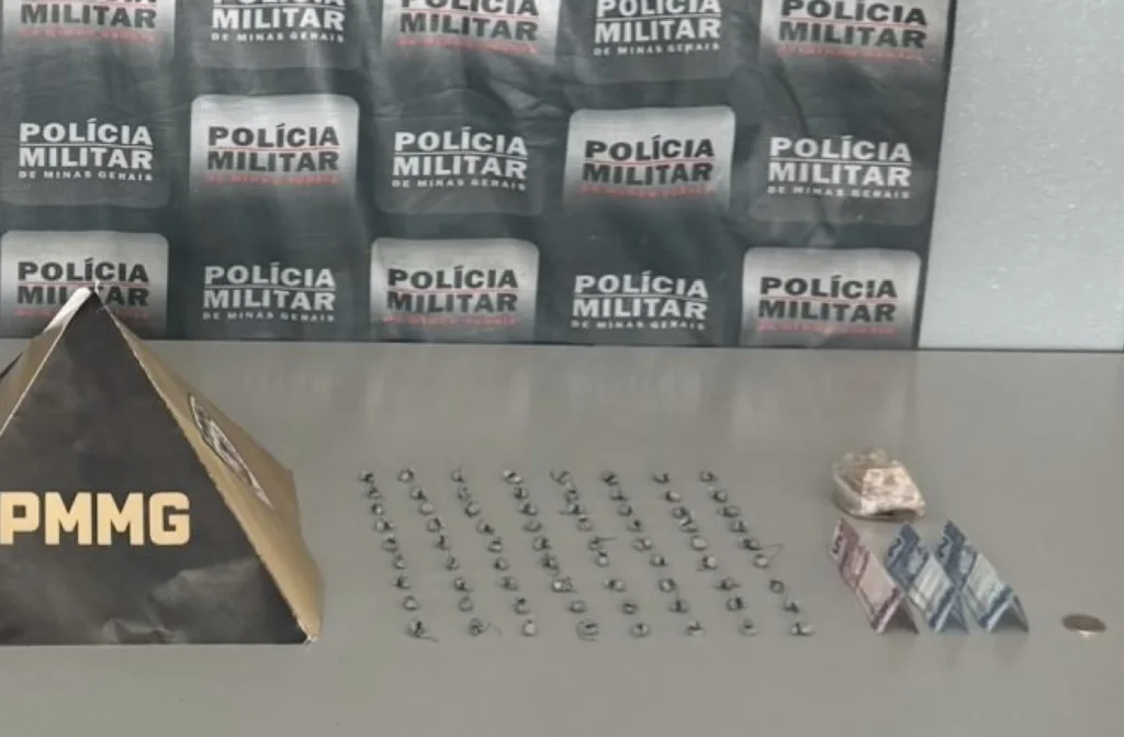 PM encontra drogas enterradas em lote e prende suspeito de tráfico em Sete Lagoas
