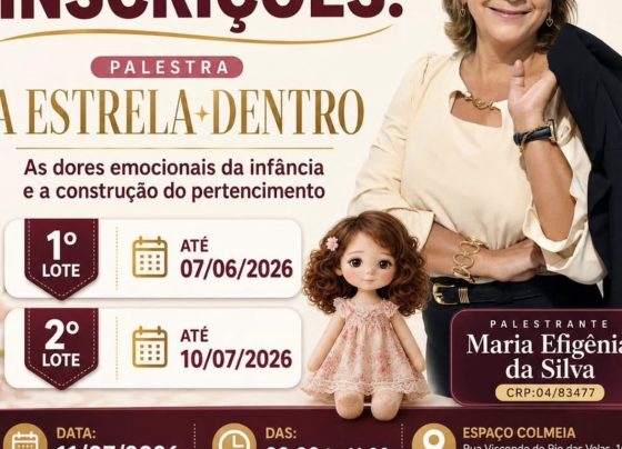 Palestra em Matozinhos propõe reflexão sobre dores emocionais da infância