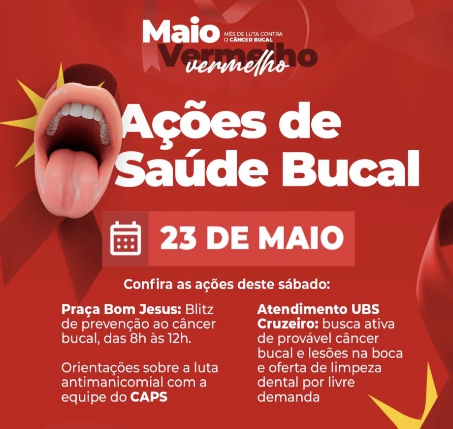 Prefeitura de Matozinhos realiza ações de prevenção ao câncer bucal neste sábado