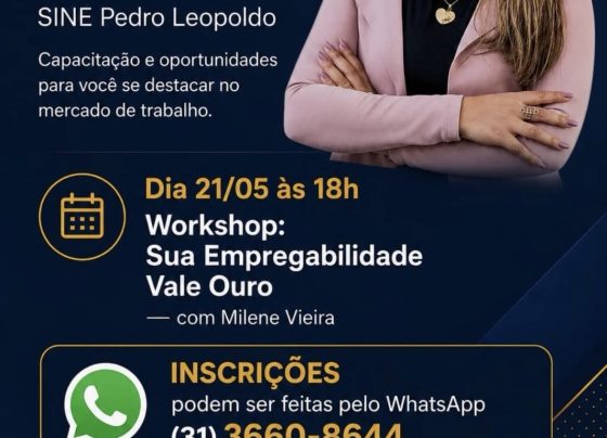 SINE Pedro Leopoldo abre inscrições para workshop gratuito sobre empregabilidade