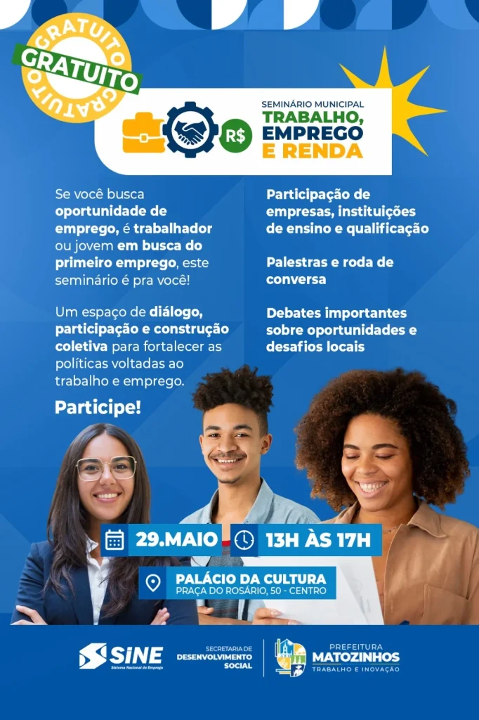 Seminário de emprego movimenta Matozinhos nesta sexta-feira