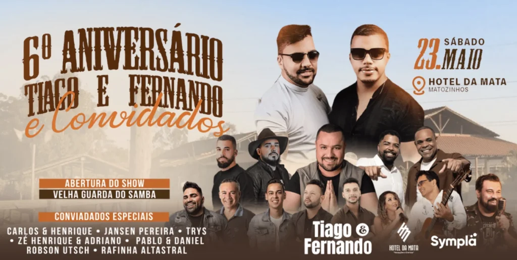 Tiago e Fernando celebram 6º aniversário com grande festa e participações especiais em Matozinhos