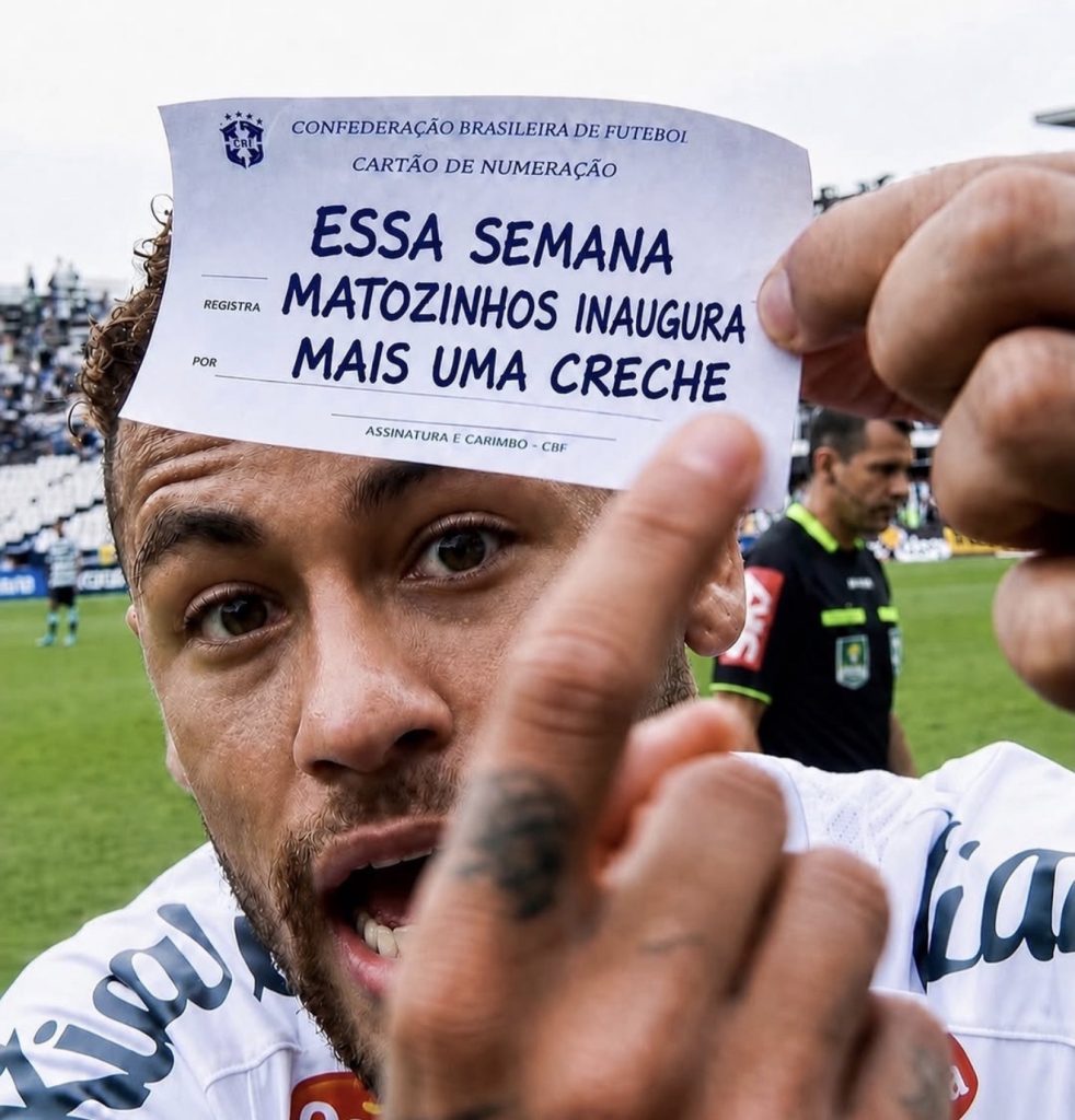 Usando meme do Neymar, prefeito anuncia inauguração de creche em Matozinhos