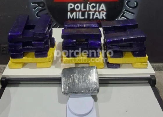 39 barras de maconha são apreendidas em residência de Sete Lagoas