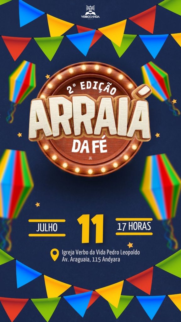 Arraiá da Fé reúne música, comidas típicas e diversão para toda a família em Pedro Leopoldo