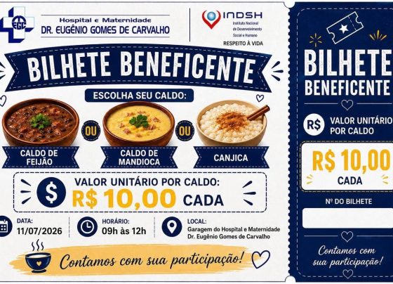 Maternidade de Pedro Leopoldo promove bilhete beneficente com venda de caldos e canjica