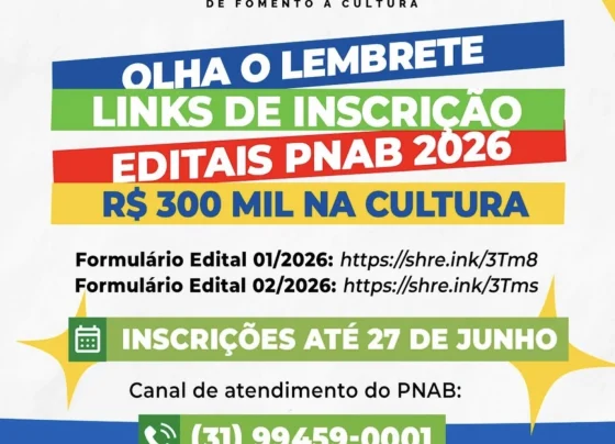 Matozinhos abre inscrições para editais da PNAB com investimento de R$ 300 mil na cultura