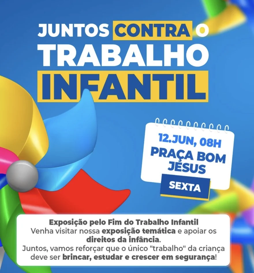 Matozinhos promove ação de conscientização contra o trabalho infantil