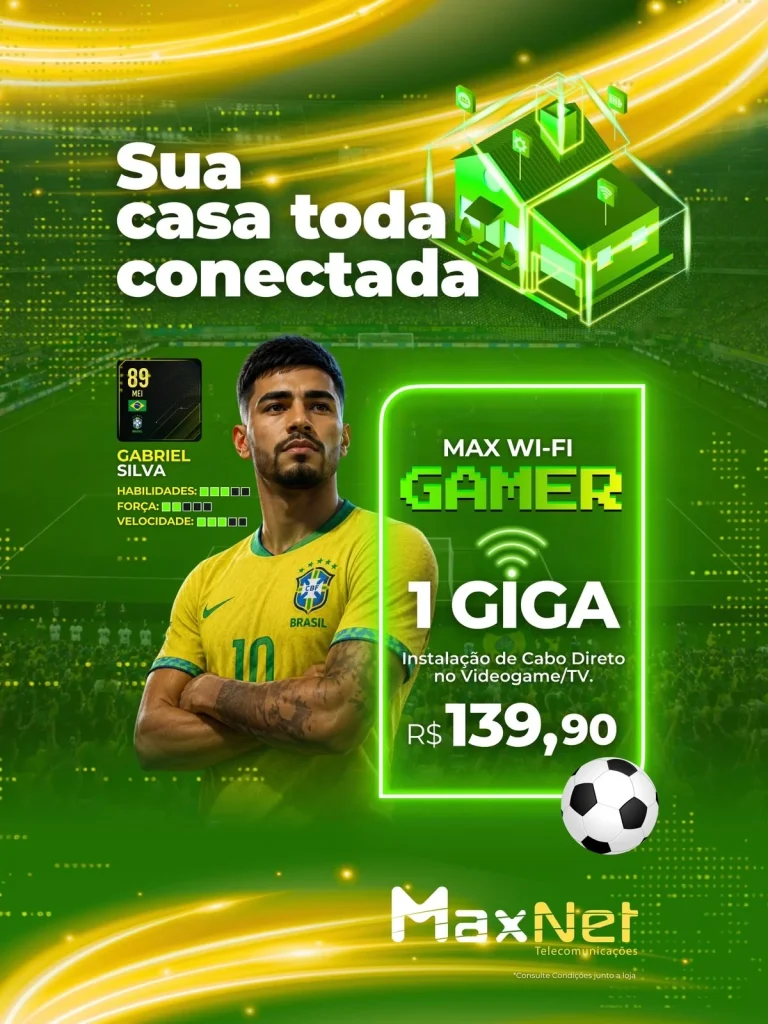 Max Net Telecomunicações lança campanha especial com foco em conectividade total para a Copa do Mundo