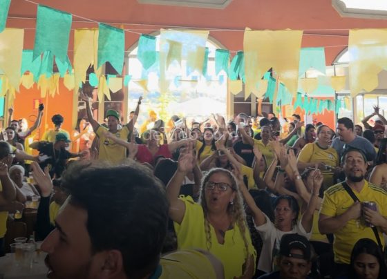 Mercado Municipal de Matozinhos reúne grande público para acompanhar vitória do Brasil