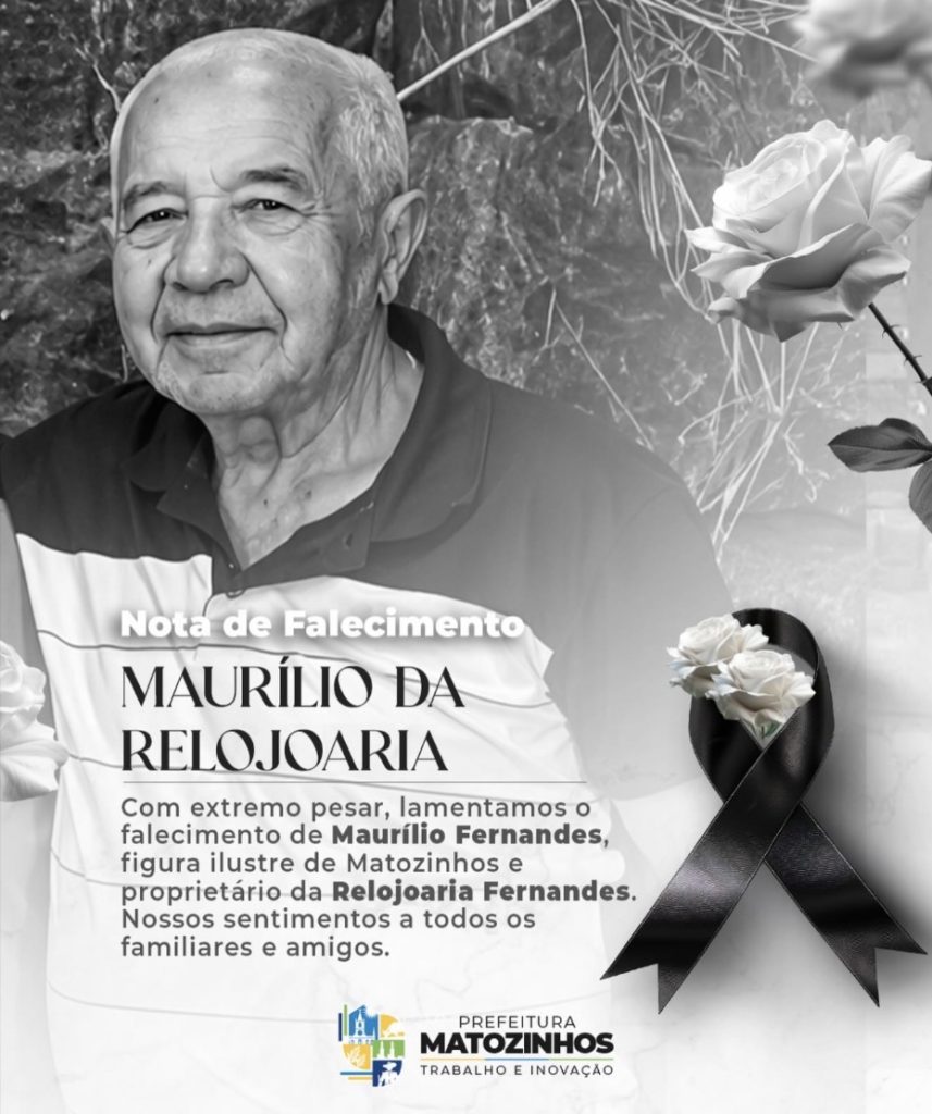 Morre Maurílio Fernandes, proprietário da tradicional Relojoaria de Matozinhos