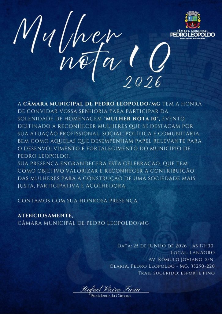 Mulher Nota 10 homenageia lideranças femininas em cerimônia nesta quinta-feira