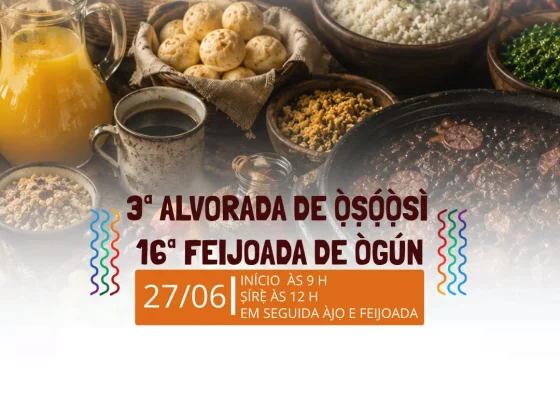 Pedro Leopoldo recebe encontro para celebrar tradições do Candomblé com ritos, cantos e feijoada sagrada