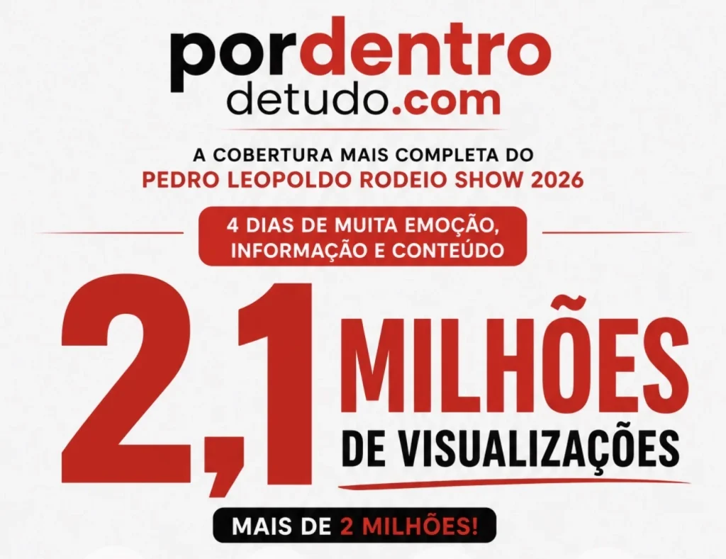 Por Dentro de Tudo supera 2 milhões de visualizações durante cobertura do Pedro Leopoldo Rodeio Show