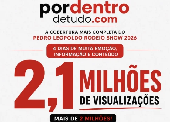 Por Dentro de Tudo supera 2 milhões de visualizações durante cobertura do Pedro Leopoldo Rodeio Show