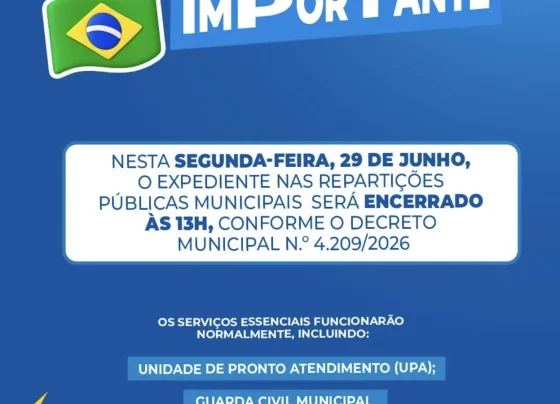 Prefeitura de Matozinhos altera expediente na segunda-feira por causa do jogo do Brasil