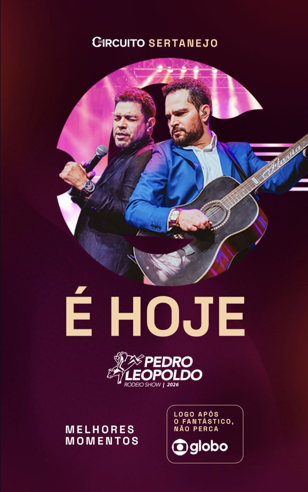 Pedro Leopoldo Rodeio Show 2026: Globo exibe emoção sertaneja