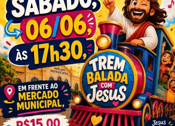 “Trem Balada com Jesus” promete reunir famílias neste sábado em Matozinhos