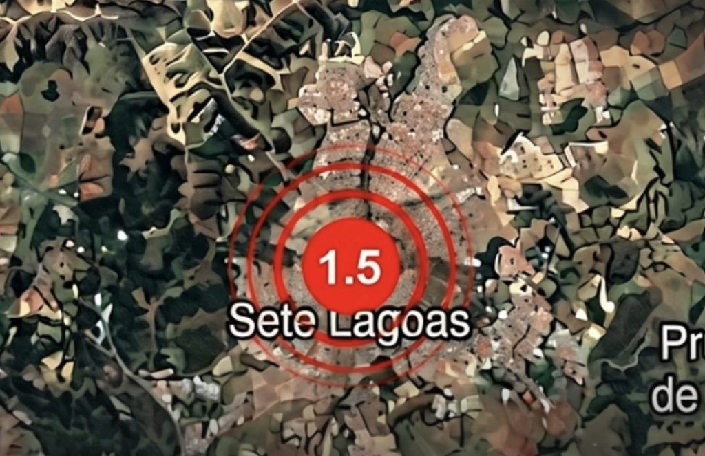 Tremor de terra é registrado em Sete Lagoas